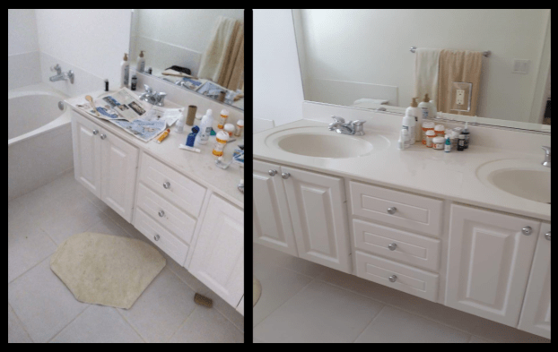 A recent cleaning maids job in the West Palm Beach, FL area