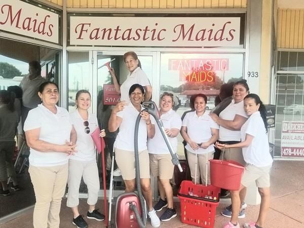 An employee at Fantastic Maids