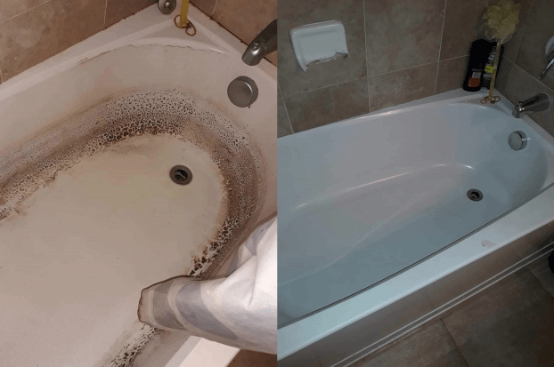 After a completed maid services project in the West Palm Beach, FL area